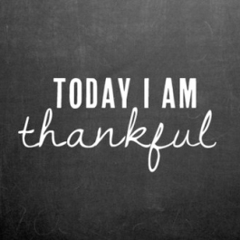 Today Thankful
